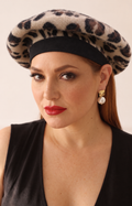 Boina Animal Print con Ribete