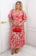 Vestido maxi floral