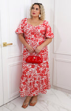 Vestido maxi floral