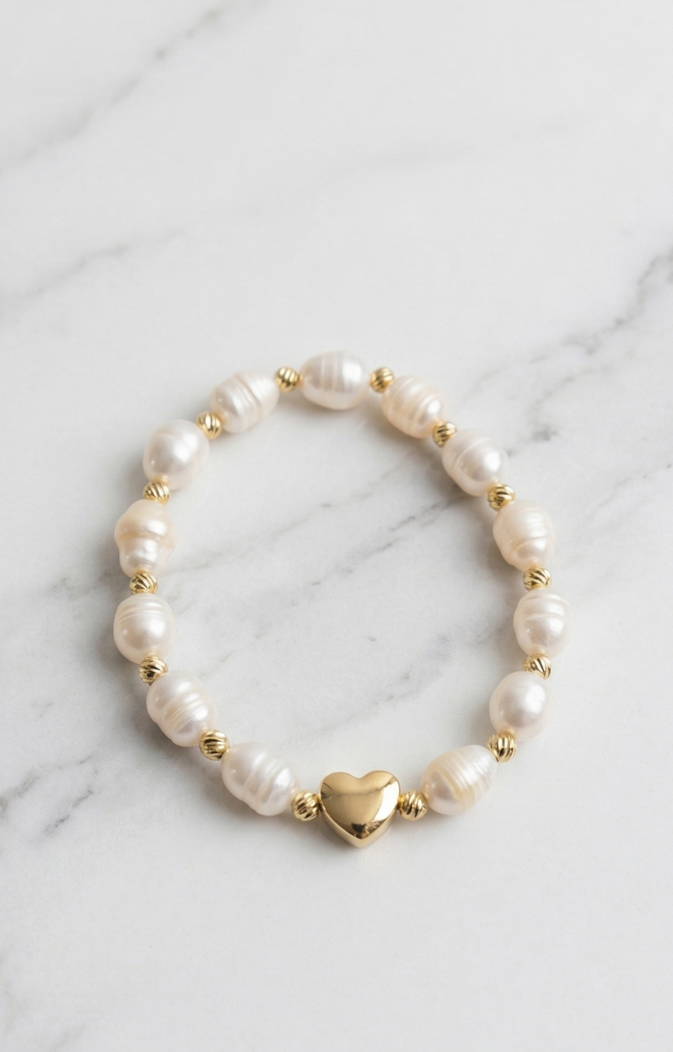 Pulsera Corazón de Perlas - PULSERA Boutiquemirel 