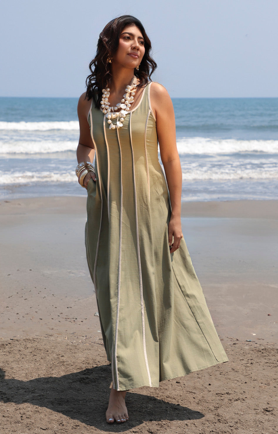 Vestido largo de tirantes - VESTIDO LARGO REGULAR Boutiquemirel 