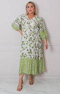 Vestido largo estampado - VESTIDO LARGO CURVY Boutiquemirel 