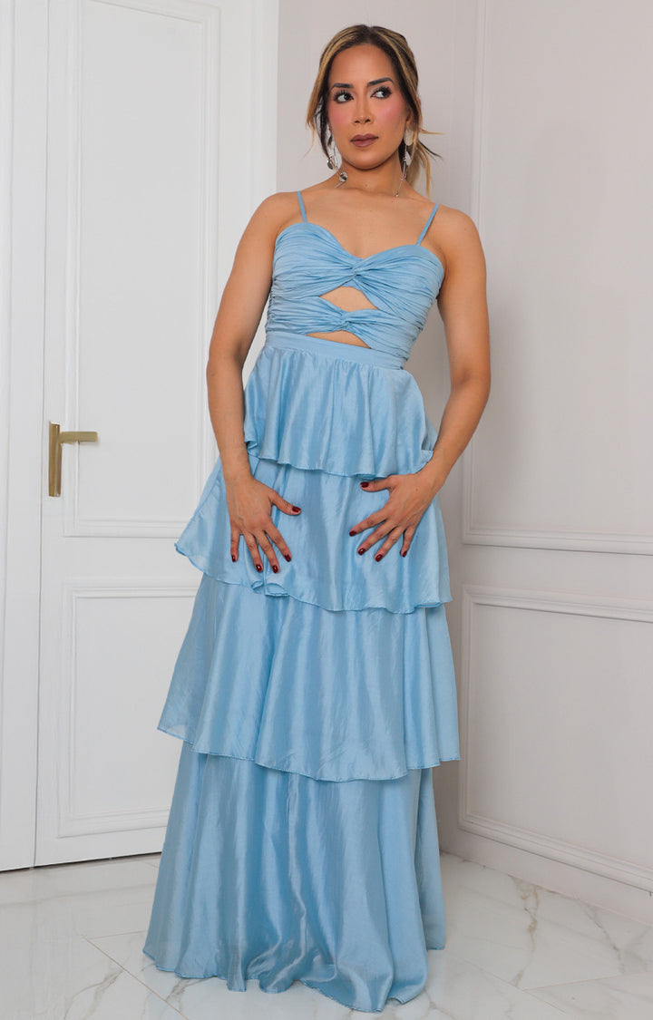 Vestido con escote fruncido - VESTIDO LARGO REGULAR Boutiquemirel 