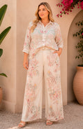 Conjunto rosa estampado - CONJUNTO CURVY Boutiquemirel 