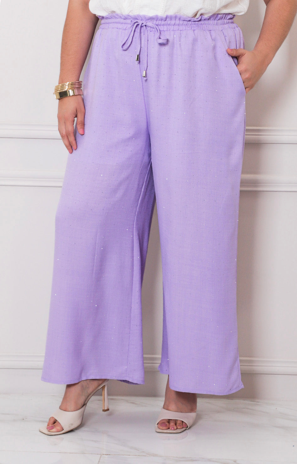 Pantalòn liso con elàstico - PANTALON CURVY Boutiquemirel 