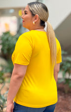 Blusa con encaje floral