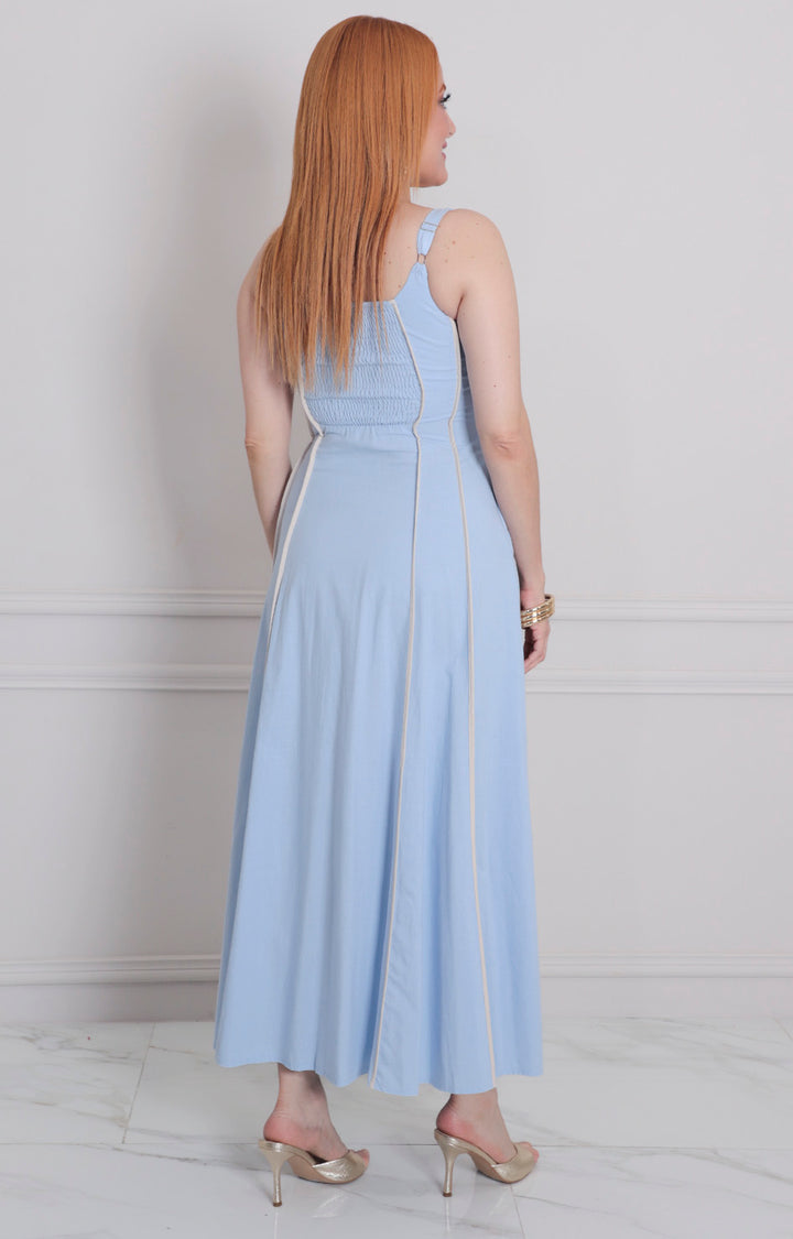 Vestido largo de tirantes - VESTIDO LARGO REGULAR Boutiquemirel 