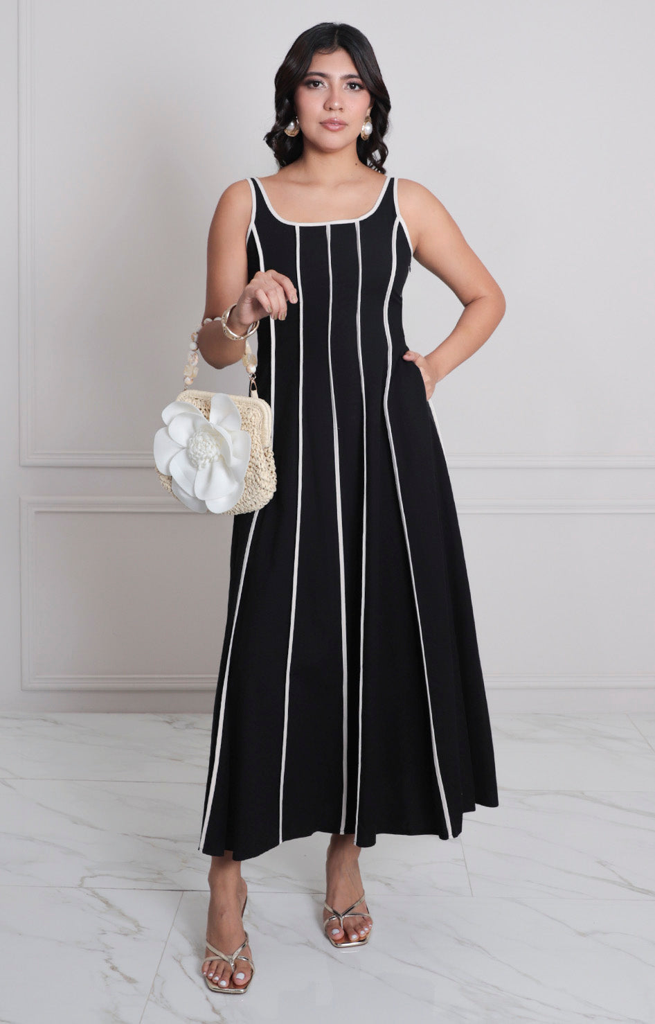 Vestido largo de tirantes - VESTIDO LARGO REGULAR Boutiquemirel 