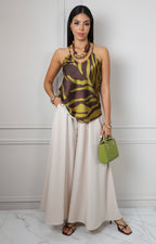 Blusa estampado animal print de tirantes