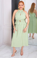 Conjunto verde halter