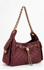 Bolsa acolchada con cadena