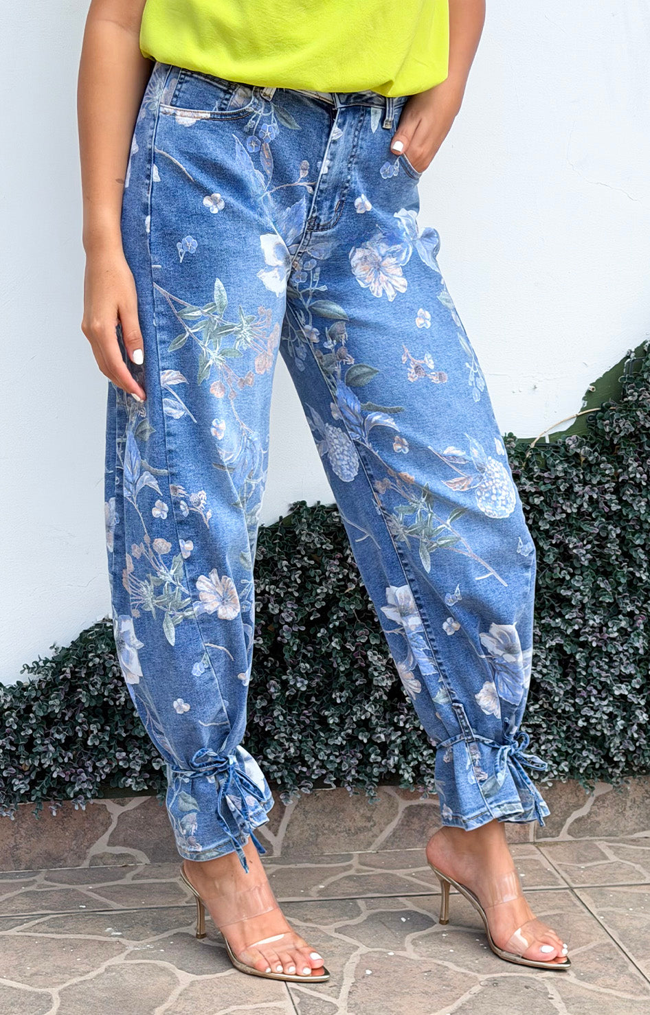Pantalón de mezclilla estampado - PANTALON MEZCLILLA REGULAR Boutiquemirel 