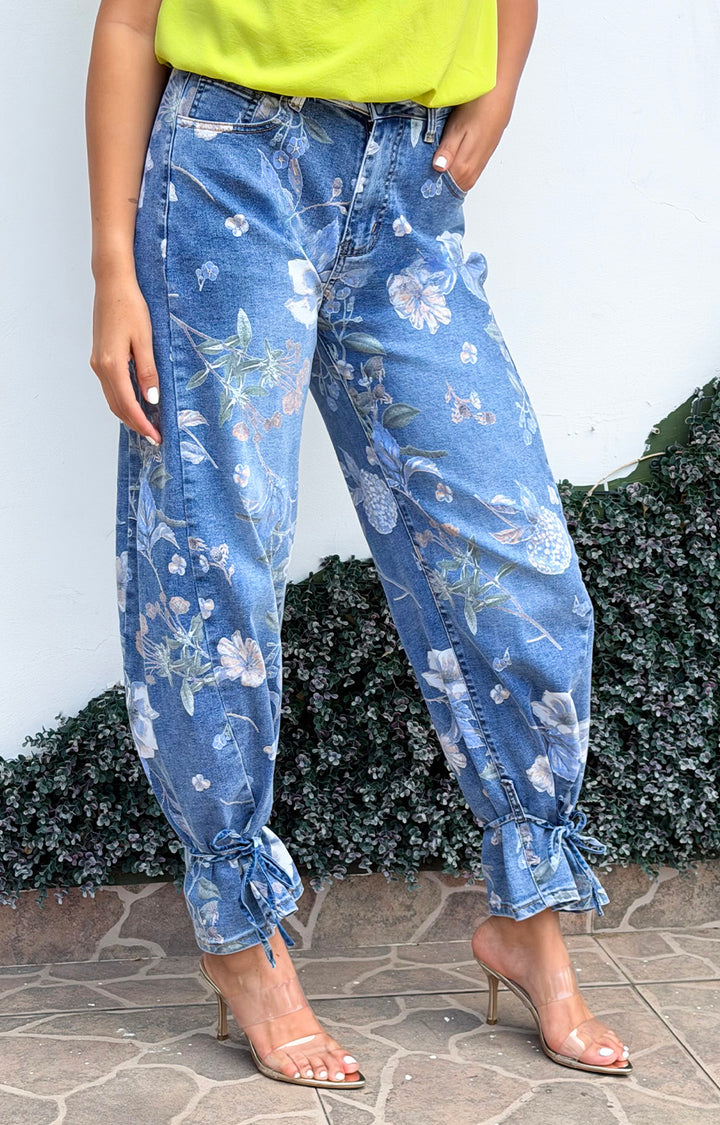 Pantalón de mezclilla estampado - PANTALON MEZCLILLA REGULAR Boutiquemirel 