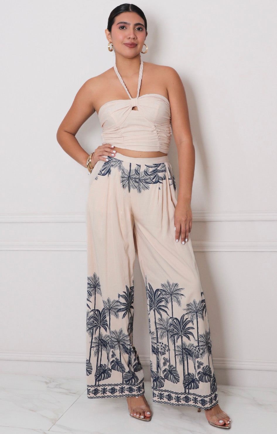 Conjunto beige estampado - CONJUNTO REGULAR Boutiquemirel 
