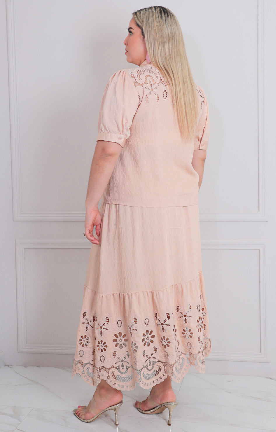Conjunto con bordado - CONJUNTO CURVY Boutiquemirel 