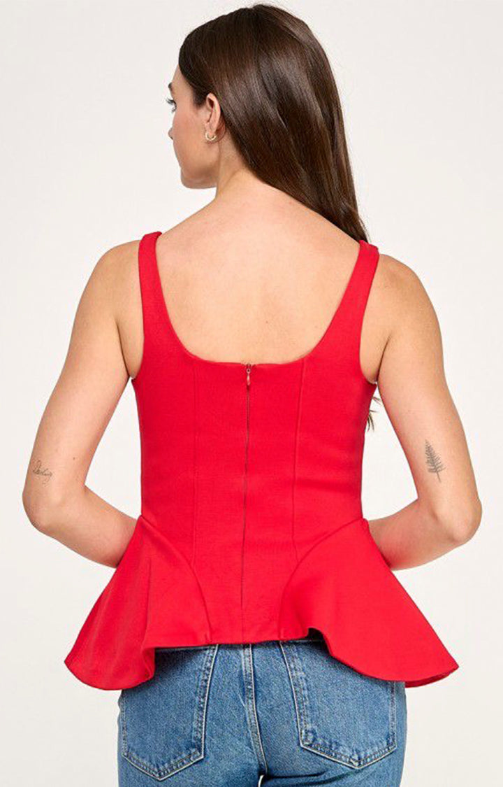 Blusa roja de tirantes - BLUSAS REGULAR Boutiquemirel 