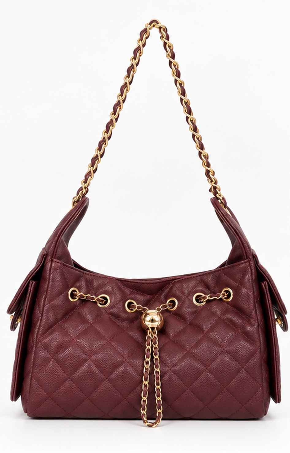 Bolsa acolchada con cadena