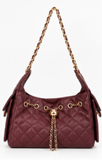Bolsa acolchada con cadena