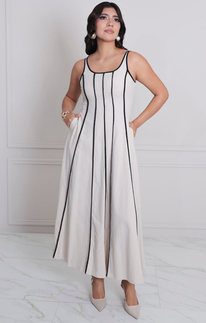 Vestido largo de tirantes - VESTIDO LARGO REGULAR Boutiquemirel 