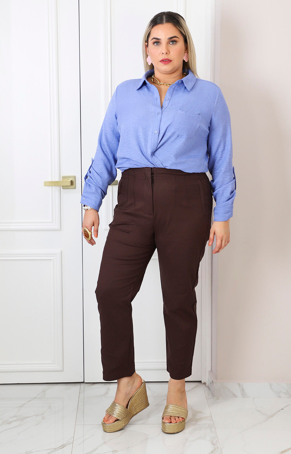 Pantalón liso