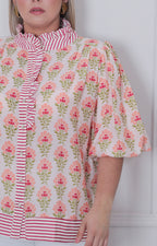 Blusa estampada de flores - BLUSAS CURVY Boutiquemirel 