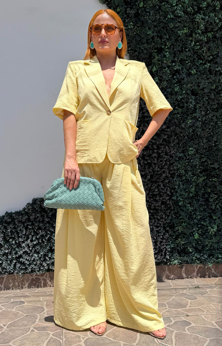 Blazer ligero amarillo - SACOS REGULAR Boutiquemirel 