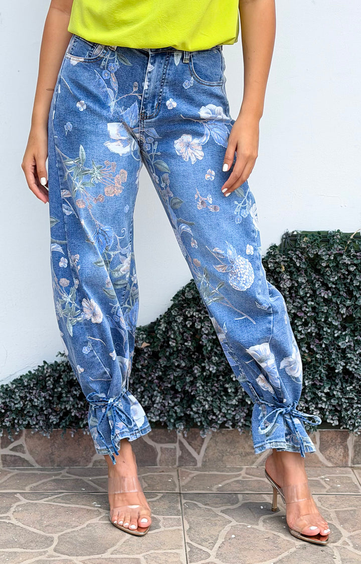 Pantalón de mezclilla estampado - PANTALON MEZCLILLA REGULAR Boutiquemirel 