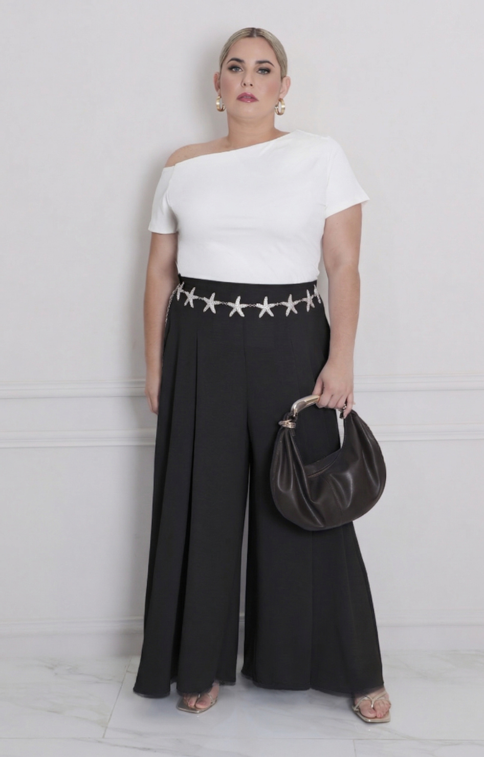 Pantalón de pierna amplia - PANTALON CURVY Boutiquemirel 