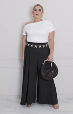 Pantalón de pierna amplia - PANTALON CURVY Boutiquemirel 