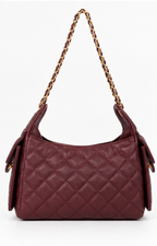 Bolsa acolchada con cadena
