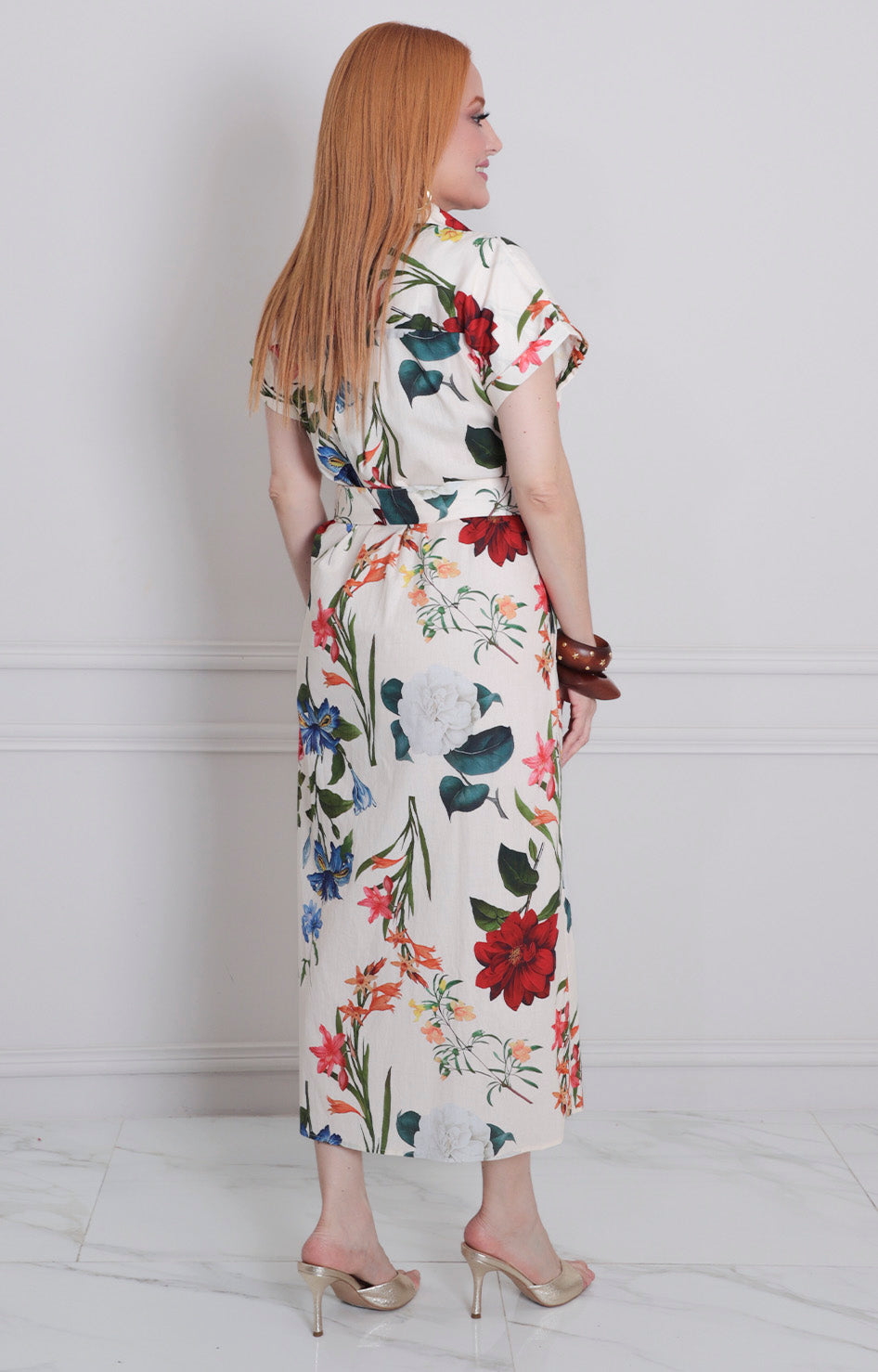 Vestido estampado con cinturón - VESTIDO CORTO REGULAR Boutiquemirel 