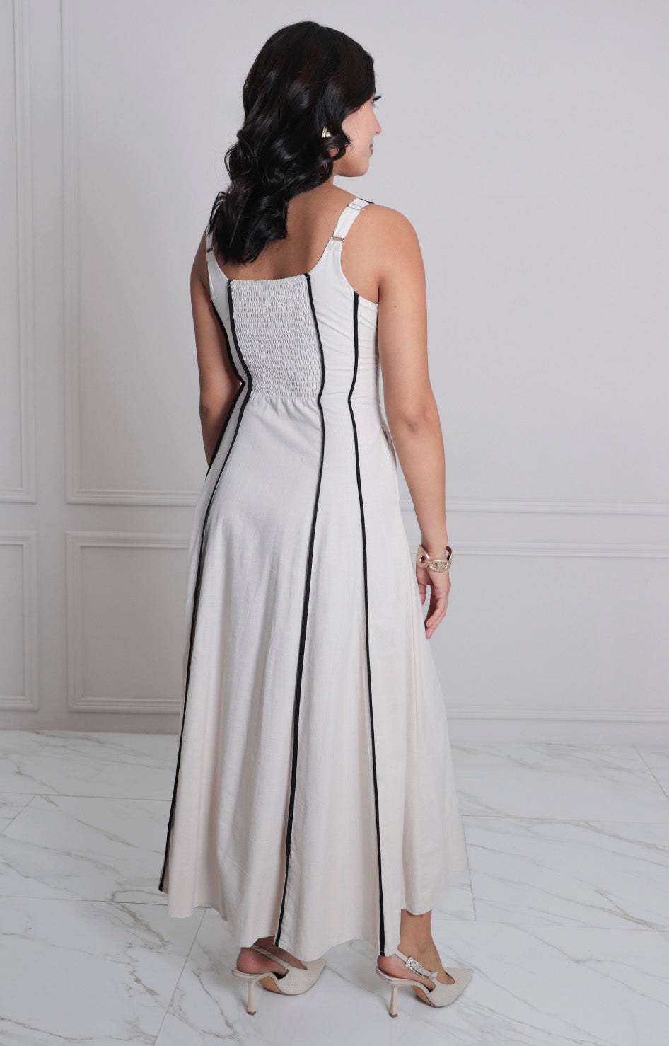 Vestido largo de tirantes - VESTIDO LARGO REGULAR Boutiquemirel 