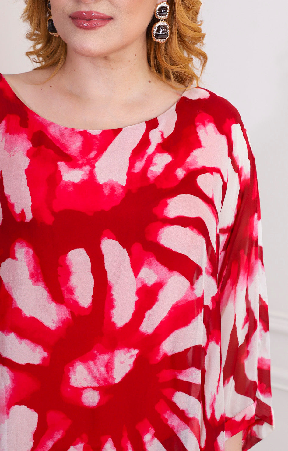 Conjunto rojo tie-dye