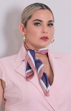 Conjunto rosa con mascada - CONJUNTO CURVY Boutiquemirel 