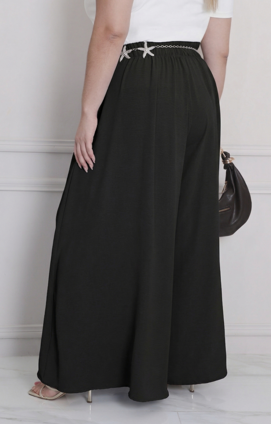 Pantalón de pierna amplia - PANTALON CURVY Boutiquemirel 