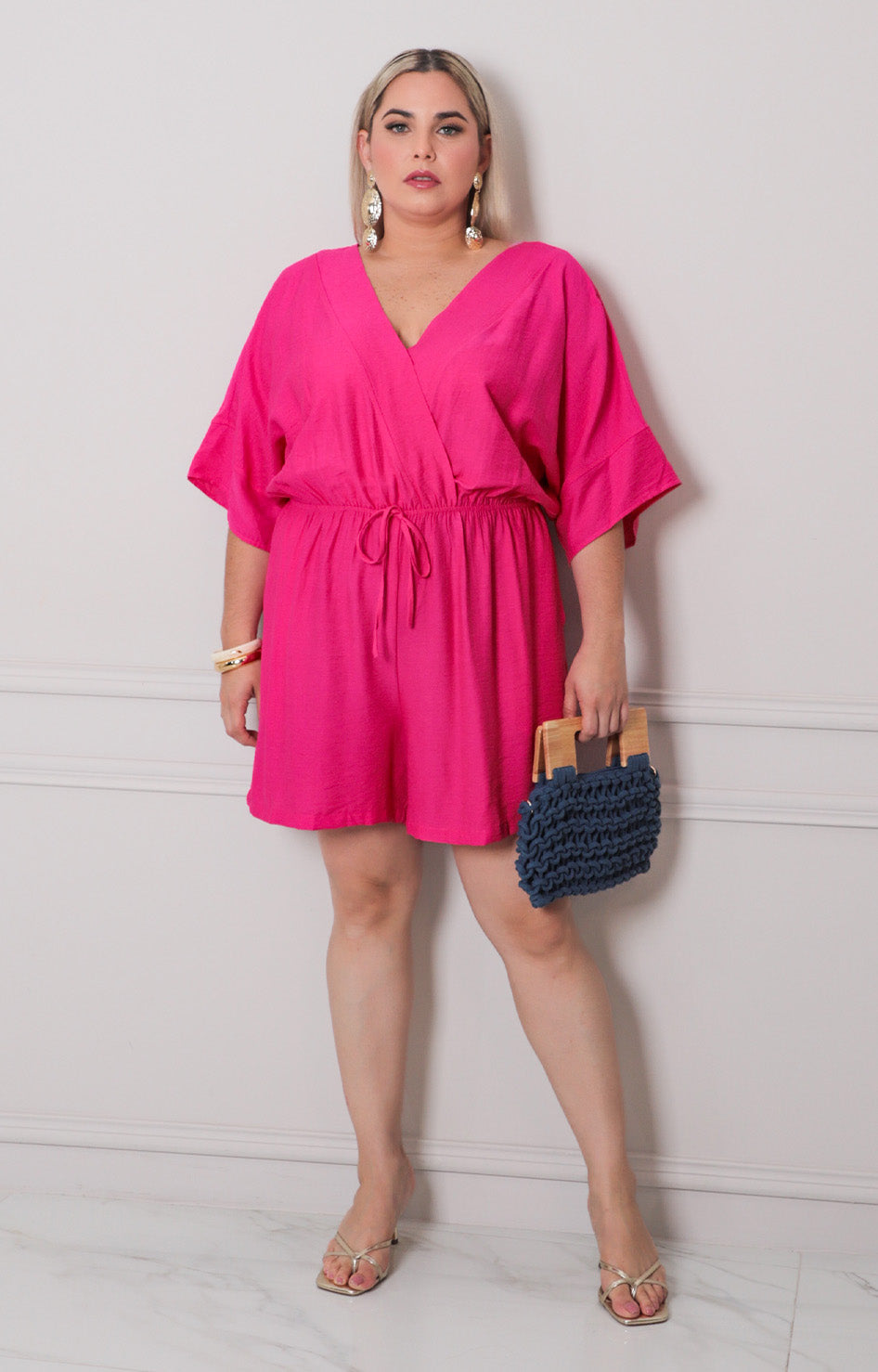 Palazzo corto fucsia - PALAZZO CORTO CURVY Boutiquemirel 