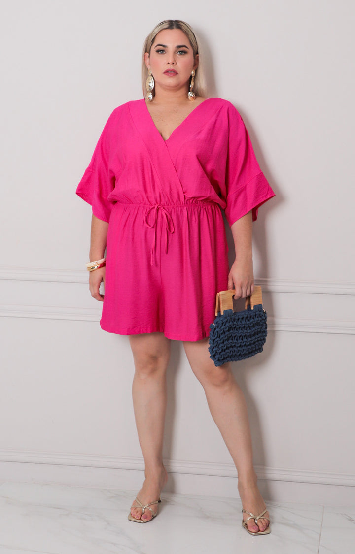 Palazzo corto fucsia - PALAZZO CORTO CURVY Boutiquemirel 