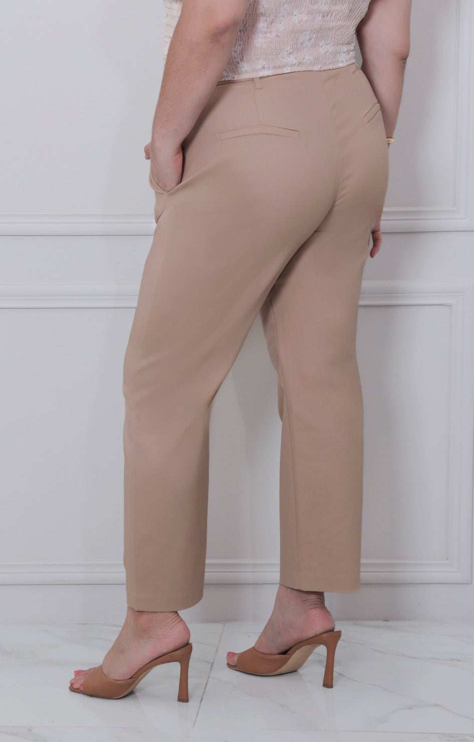 Pantalòn recto con cinturòn - PANTALON CURVY Boutiquemirel 