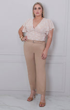 Blusa estampada con fruncido - BLUSAS CURVY Boutiquemirel 
