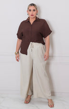 Blusa con botones - BLUSA CURVY Boutiquemirel 