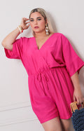 Palazzo corto fucsia - PALAZZO CORTO CURVY Boutiquemirel 
