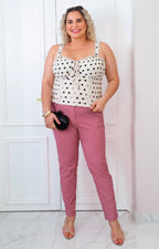 Pantalon con cinturón