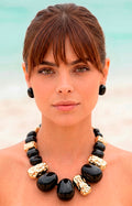 Set de collar y aretes de cuentas grandes - SET COLLAR Boutiquemirel 
