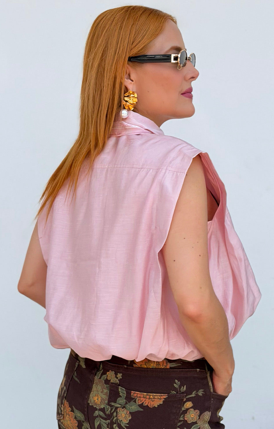 Blusa con pañuelo - BLUSAS REGULAR Boutiquemirel 