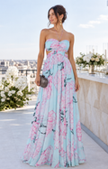 Vestido menta estampado