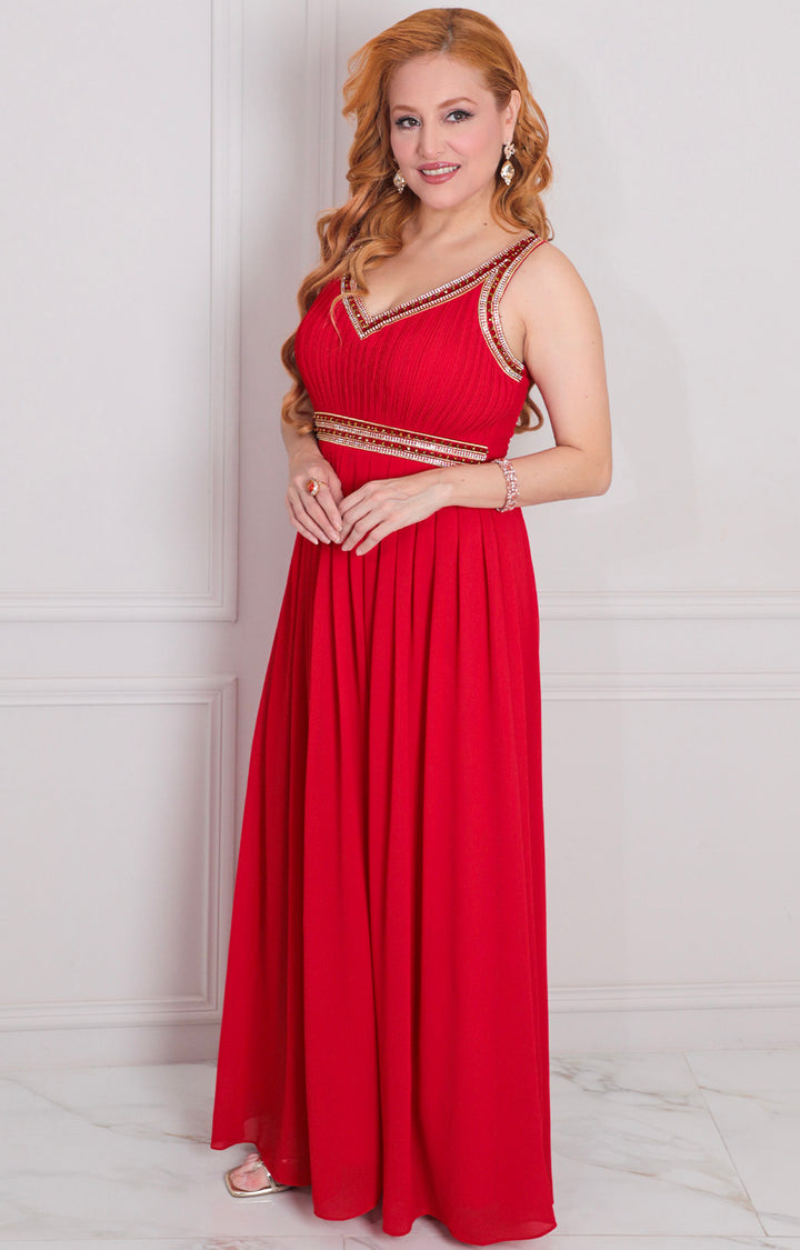 Vestido de tirantes con brillos - VESTIDO LARGO REGULAR Boutiquemirel 