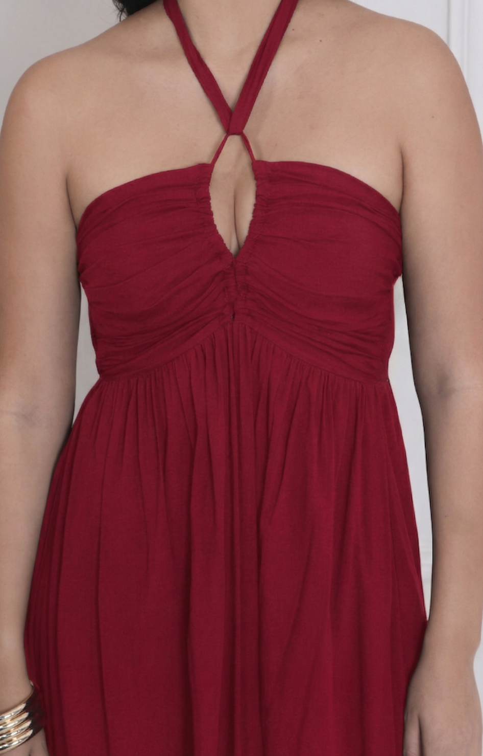 Vestido largo tipo halter - VESTIDO CORTO REGULAR Boutiquemirel 