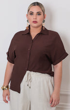 Blusa con botones - BLUSA CURVY Boutiquemirel 