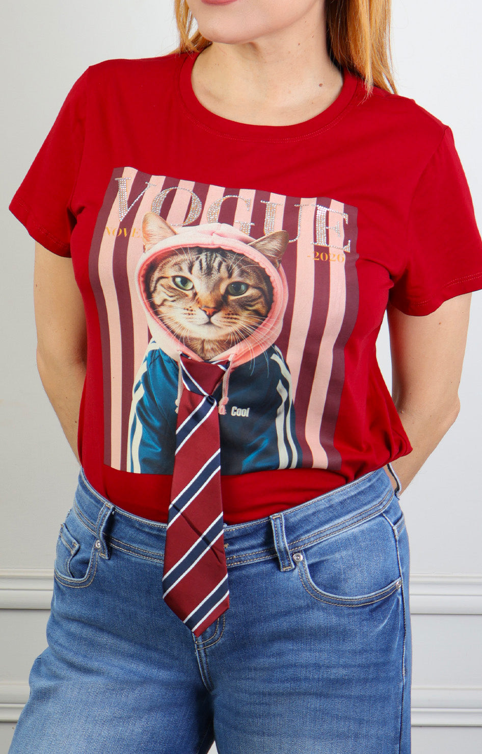 Blusa estampado gráfico 3D