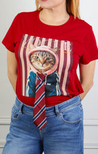Blusa estampado gráfico 3D